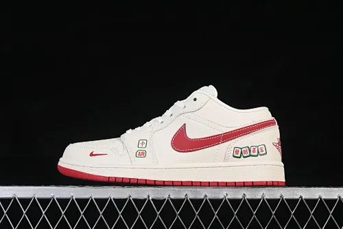 All categories Air Jordan Jordan series basketball shoes Air Jordan 1 Low High-end customized low-top sneakers Air Jordan 1 Low AJ1 Joe 1 Year of the Horse limited edition Every step makes money High-end customized low-top retro basketball shoes QJ1988-011